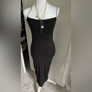 Naked Wardrobe Midi Sheath Dress